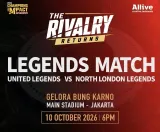 Legenda Sepak Bola Inggris Akan Berduel di SUGBK dalam Champions Impact in Jakarta 2026