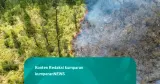 Foto, Api Meluas hingga Kalipait, Petugas Dinginkan Sisa Kebakaran Gunung Ijen