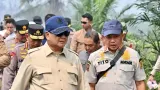 Mendagri Tito Dampingi Presiden Prabowo Tinjau Penanganan Karhutla di Kubu Raya Kalimantan Barat
