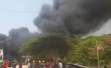 Kebakaran Lapak di Kedoya Jakarta Barat, 10 Unit Damkar Diterjunkan