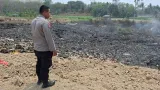 Hari Ke-6 Kebakaran, Masih Ada Asap Tipis di TPA Liar Waringinkurung