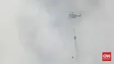 TPA Galuga Bogor Kebakaran, Helikopter Lakukan Water Bombing