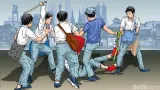 Tabrak Warga saat Tawuran hingga Luka-luka, Duo ABG di Bogor Ditangkap
