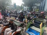 Ratusan Sopir Bentor Desak Penundaan Kawasan Pedestrian Penuh Malioboro