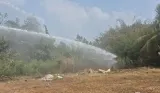 Antisipasi Karhutla, Polres Purwakarta Siram Puluhan Hektare Lahan Kering