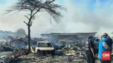 Kebakaran di Nakula-Sunset Road Denpasar Hanguskan Belasan Kendaraan